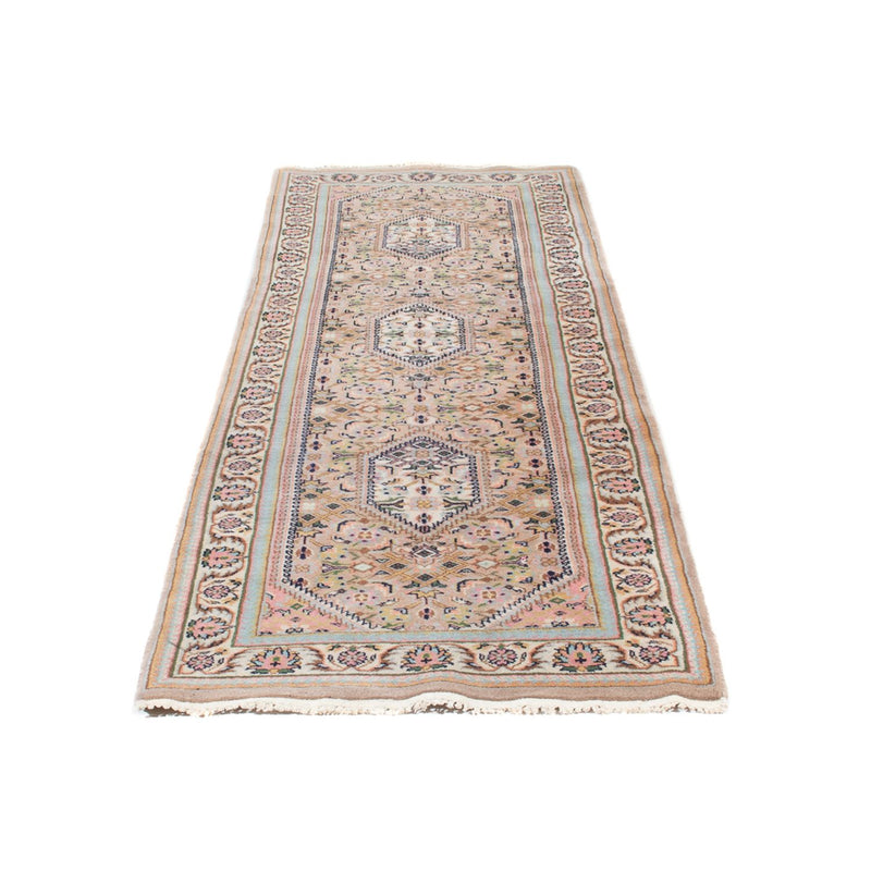 Løber Orientalsk tæppe - Bijar - Indus - 260 x 80 cm - lys beige