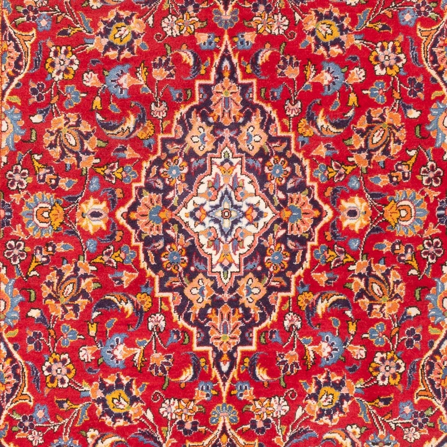 Persisk tæppe - Keshan - 215 x 140 cm - rød