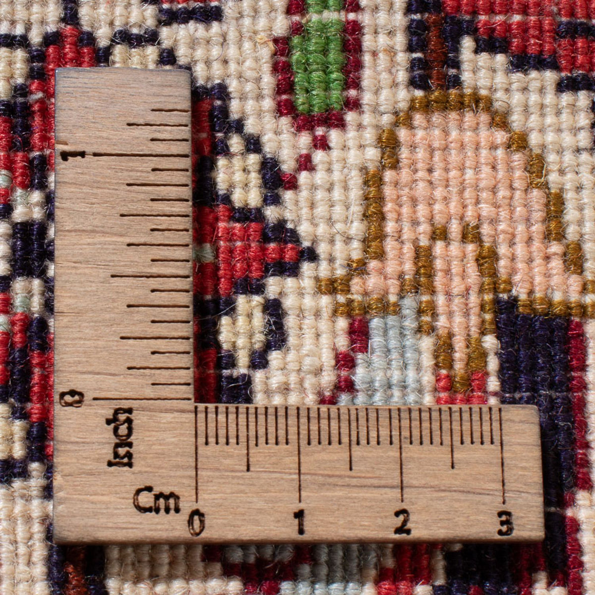 Persisk tæppe - Bijar - 300 x 200 cm - lysrød