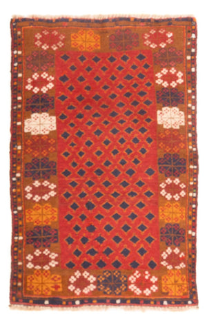 Baluch-tæppe - 119 x 72 cm - flerfarvet