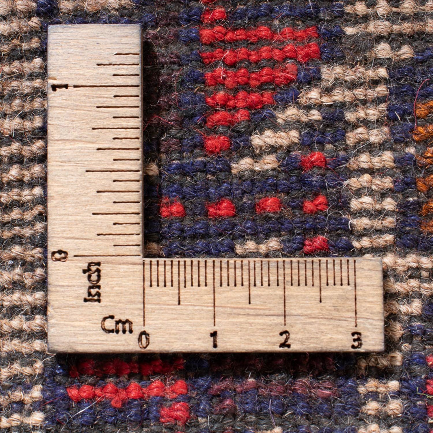 Baluch-tæppe - 128 x 82 cm - flerfarvet