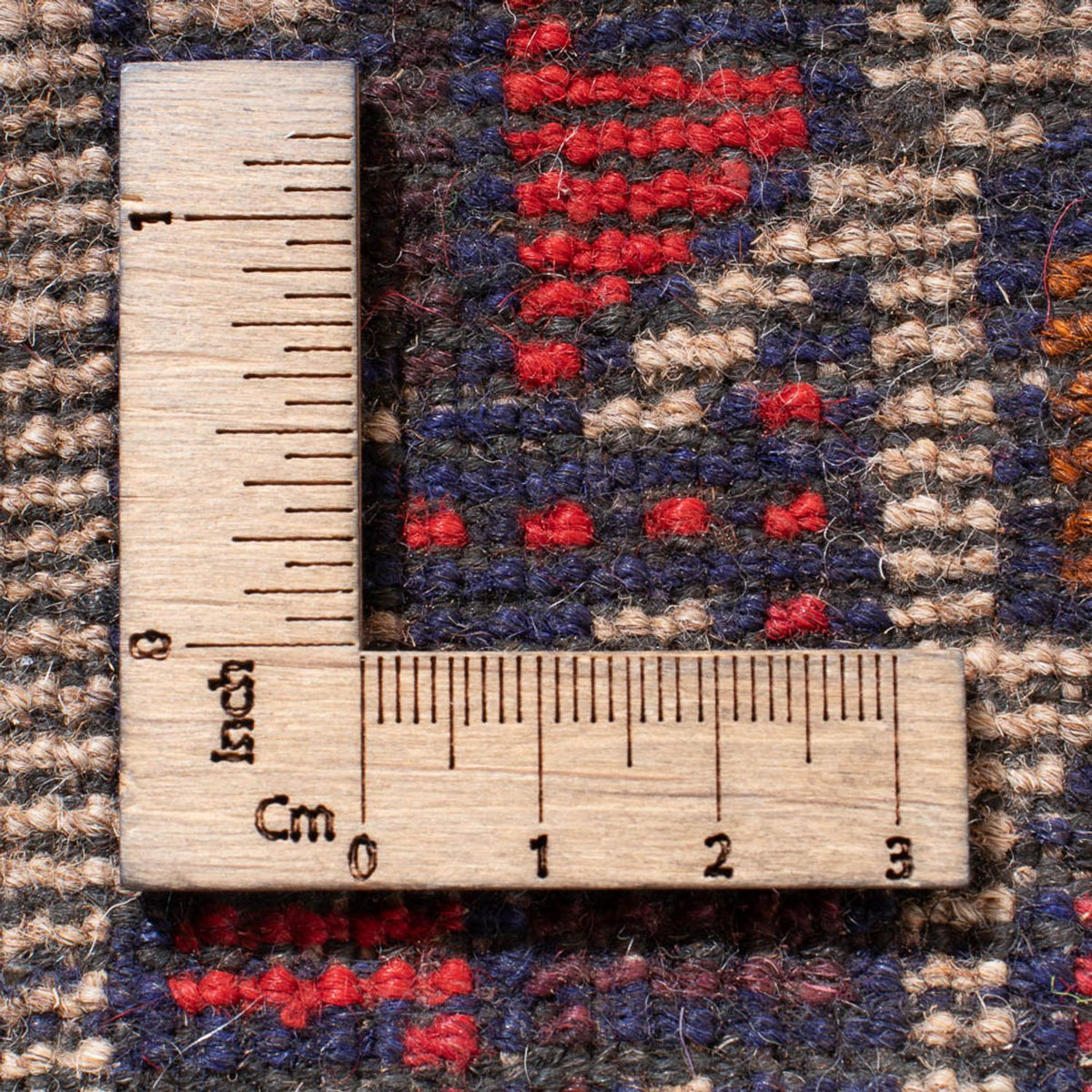 Baluch-tæppe - 128 x 82 cm - flerfarvet