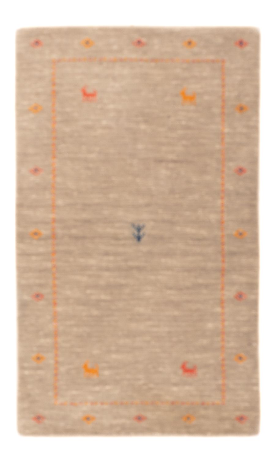 Gabbeh Tæppe - Loribaft Softy - 103 x 62 cm - karamel