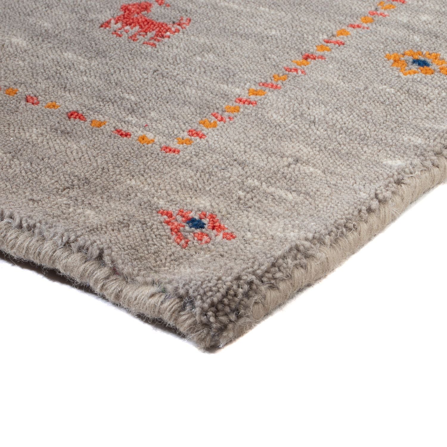 Gabbeh Tæppe - Loribaft Softy - 103 x 62 cm - karamel