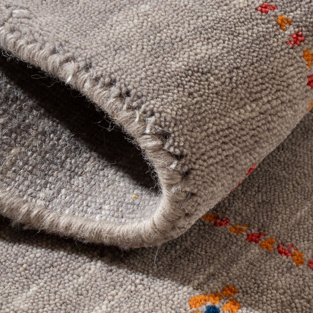 Gabbeh Tæppe - Loribaft Softy - 103 x 62 cm - karamel