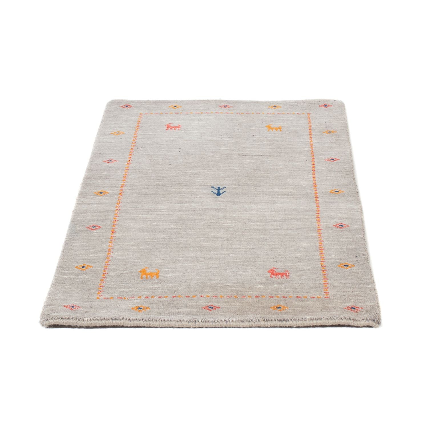 Gabbeh Tæppe - Loribaft Softy - 103 x 62 cm - karamel