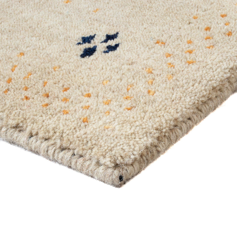 Gabbeh Tæppe - Loribaft Softy - 90 x 60 cm - beige