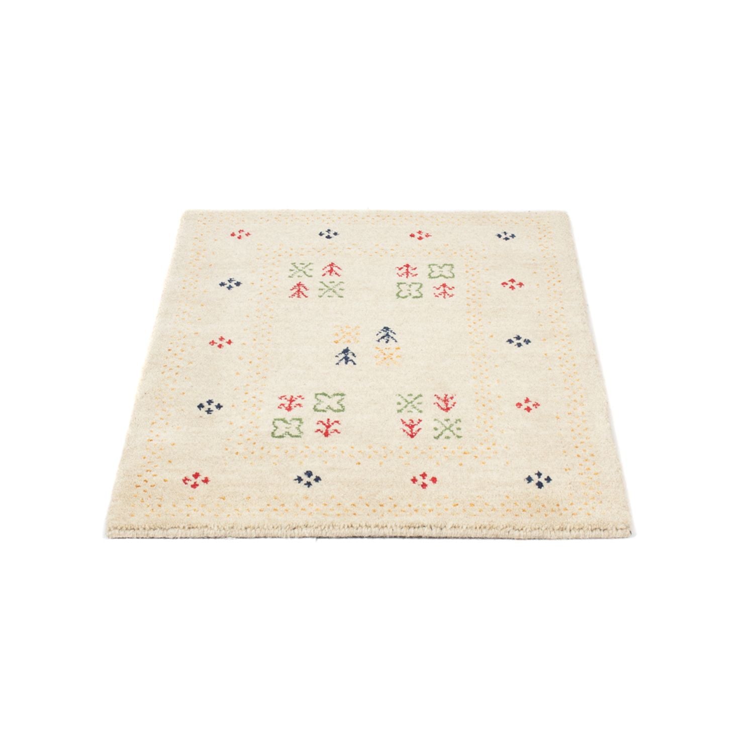 Gabbeh Tæppe - Loribaft Softy - 90 x 60 cm - beige