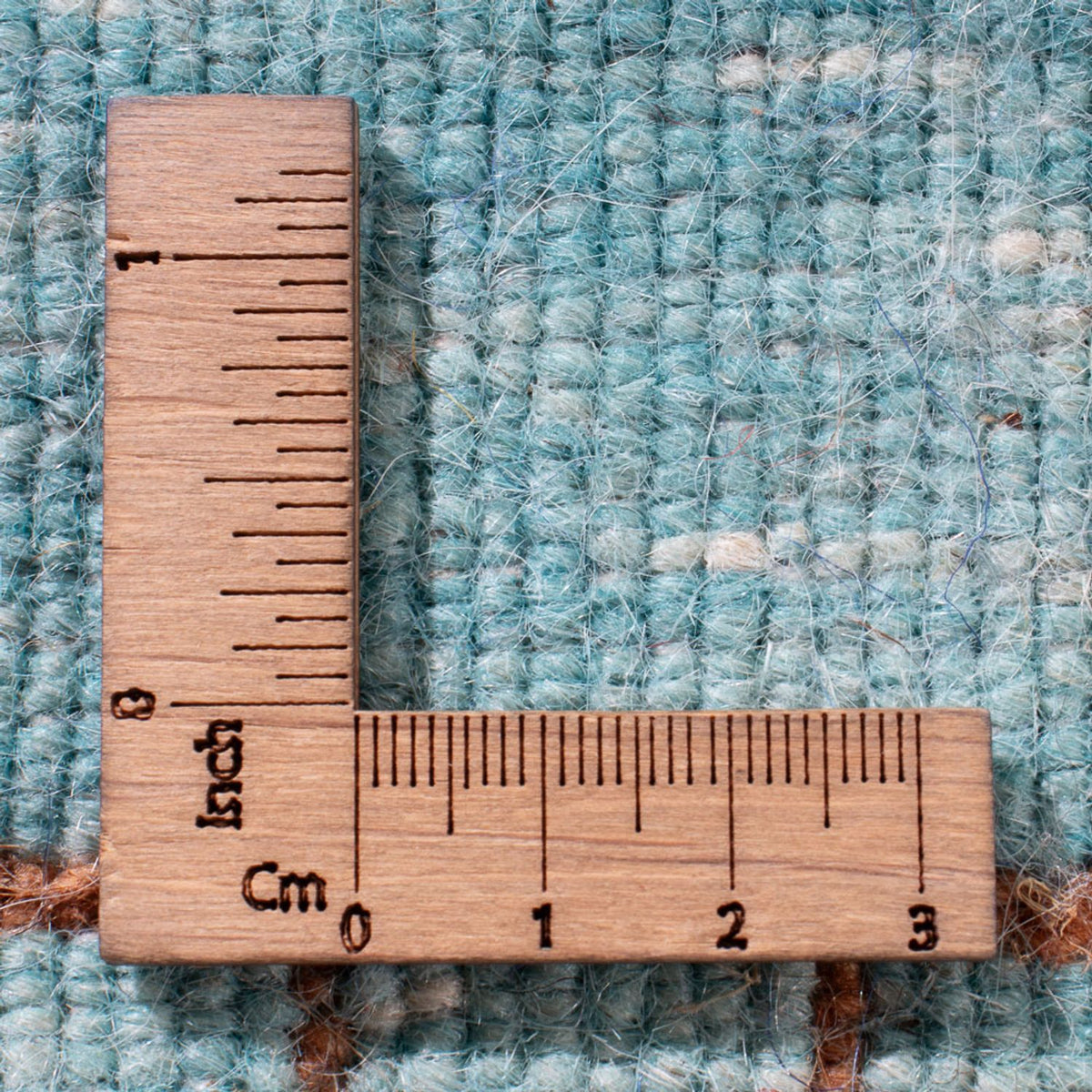 Gabbeh Tæppe - Loribaft Softy - 102 x 62 cm - lyseblå