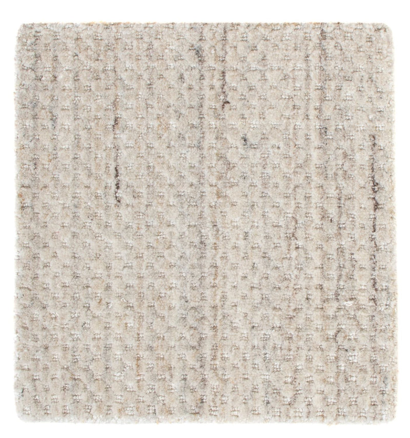 Uldtæppe firkantet  - 31 x 31 cm - lysegrå