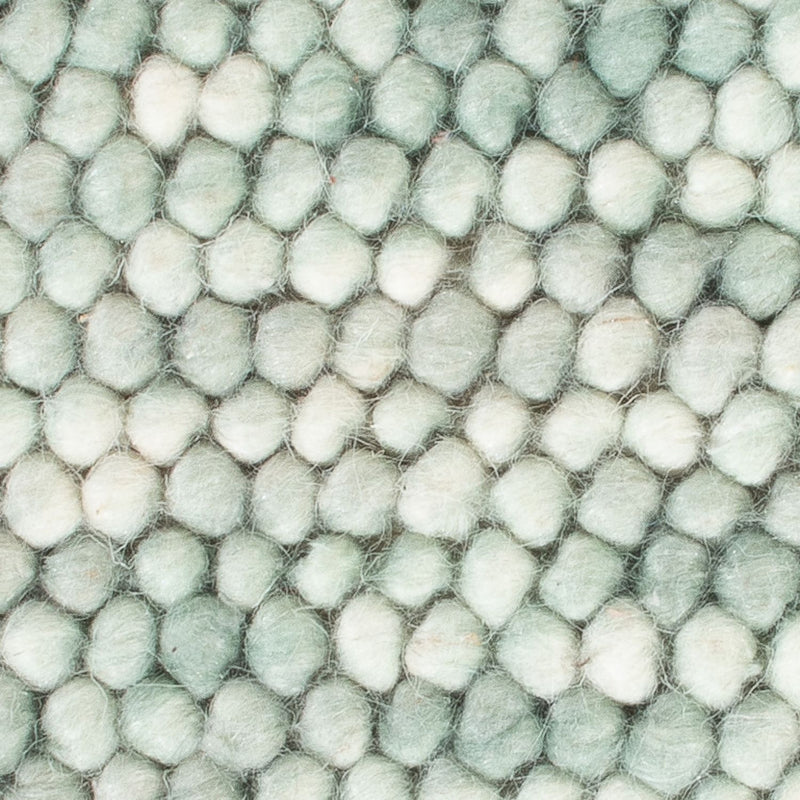 Uldtæppe firkantet  - 30 x 30 cm - lysegrøn