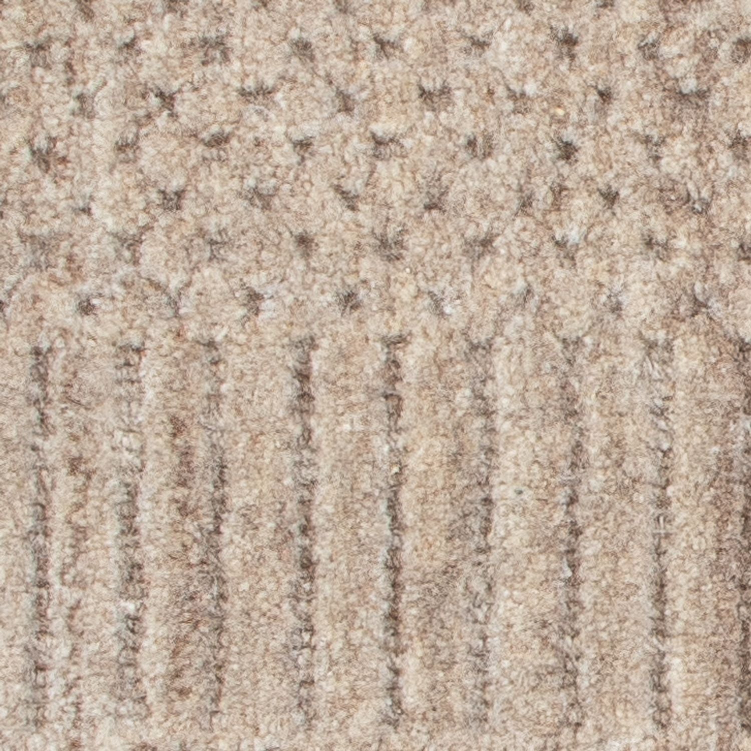 Uldtæppe firkantet  - 30 x 30 cm - brun