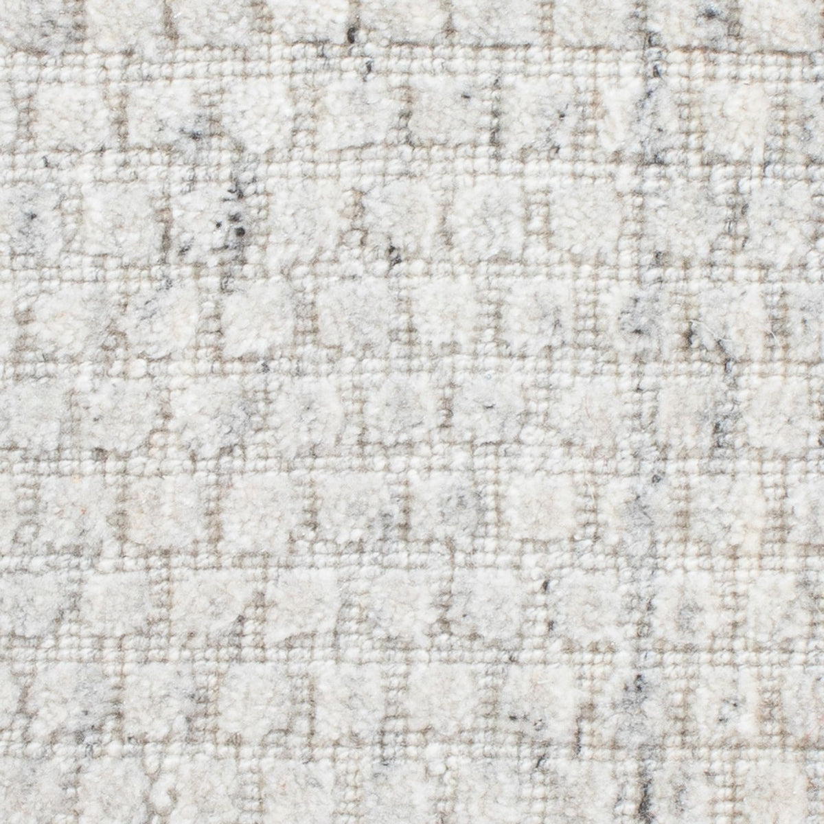 Uldtæppe firkantet  - 33 x 30 cm - lysegrå