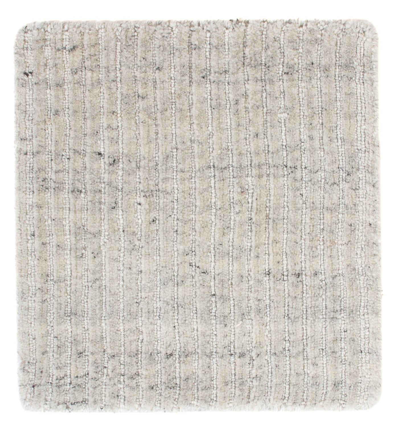 Uldtæppe firkantet  - 30 x 30 cm - lysegrå