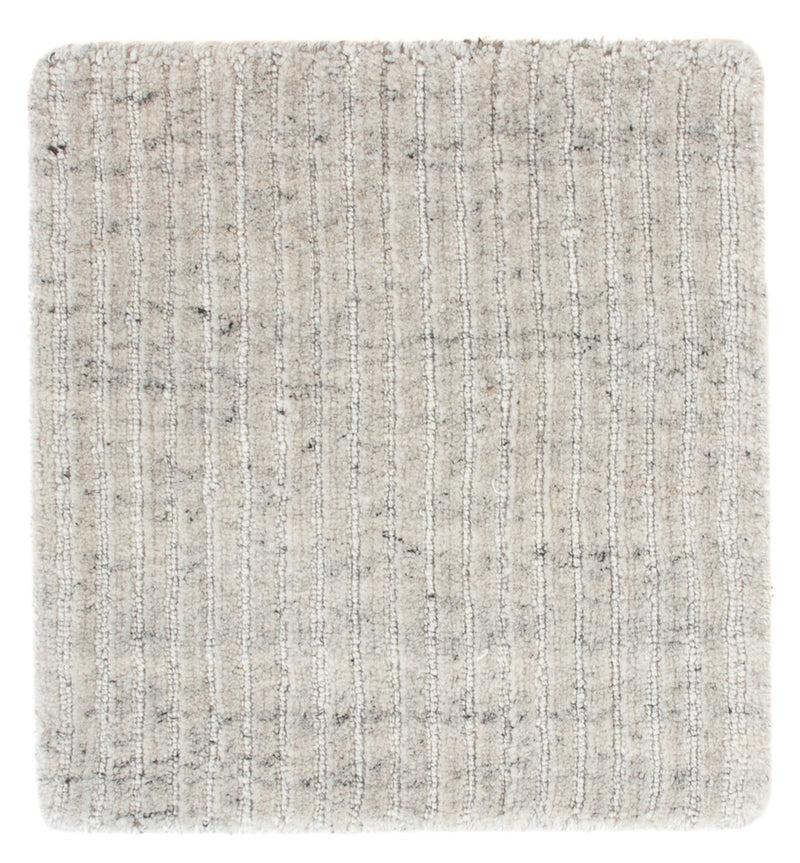 Uldtæppe firkantet  - 30 x 30 cm - lysegrå