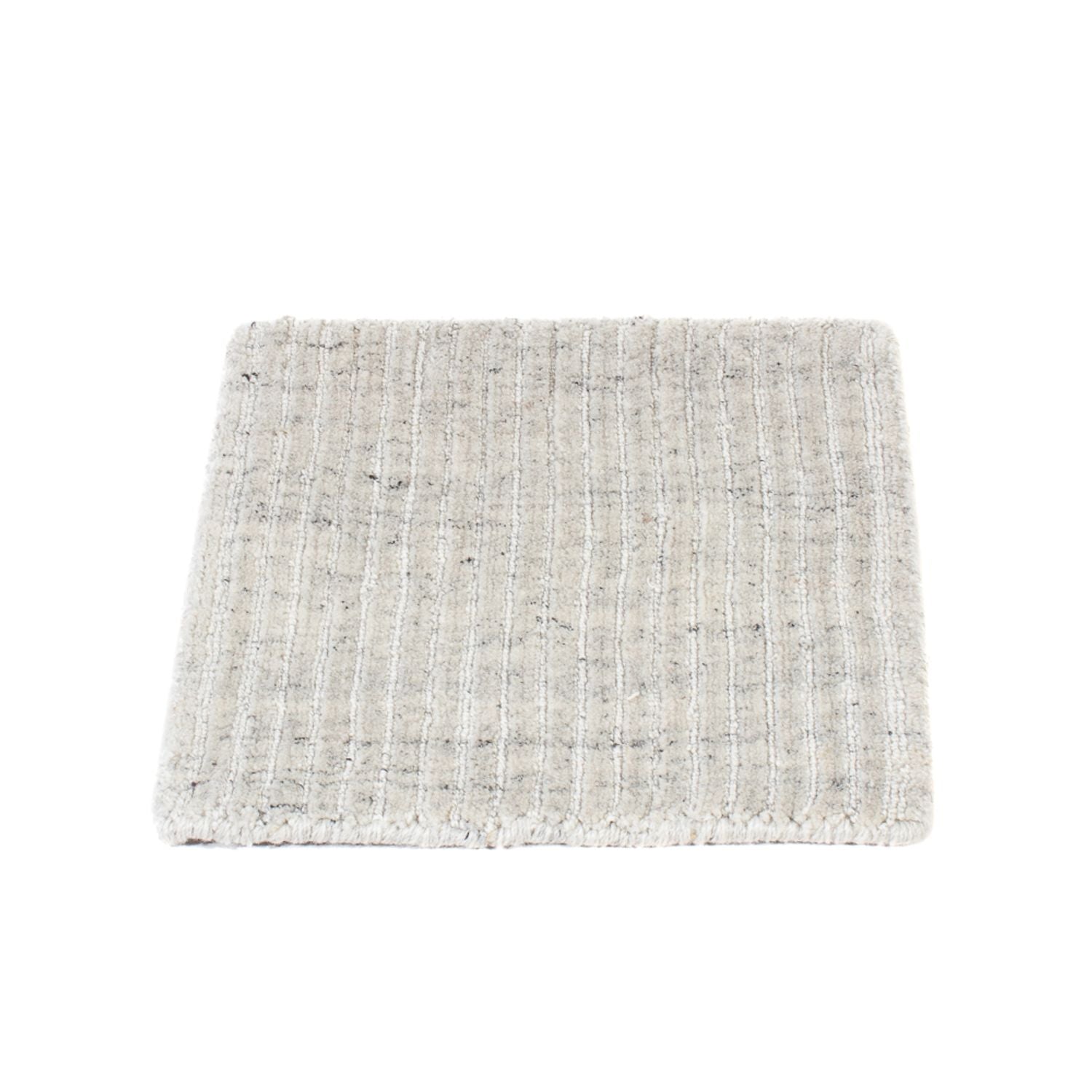 Uldtæppe firkantet  - 30 x 30 cm - lysegrå
