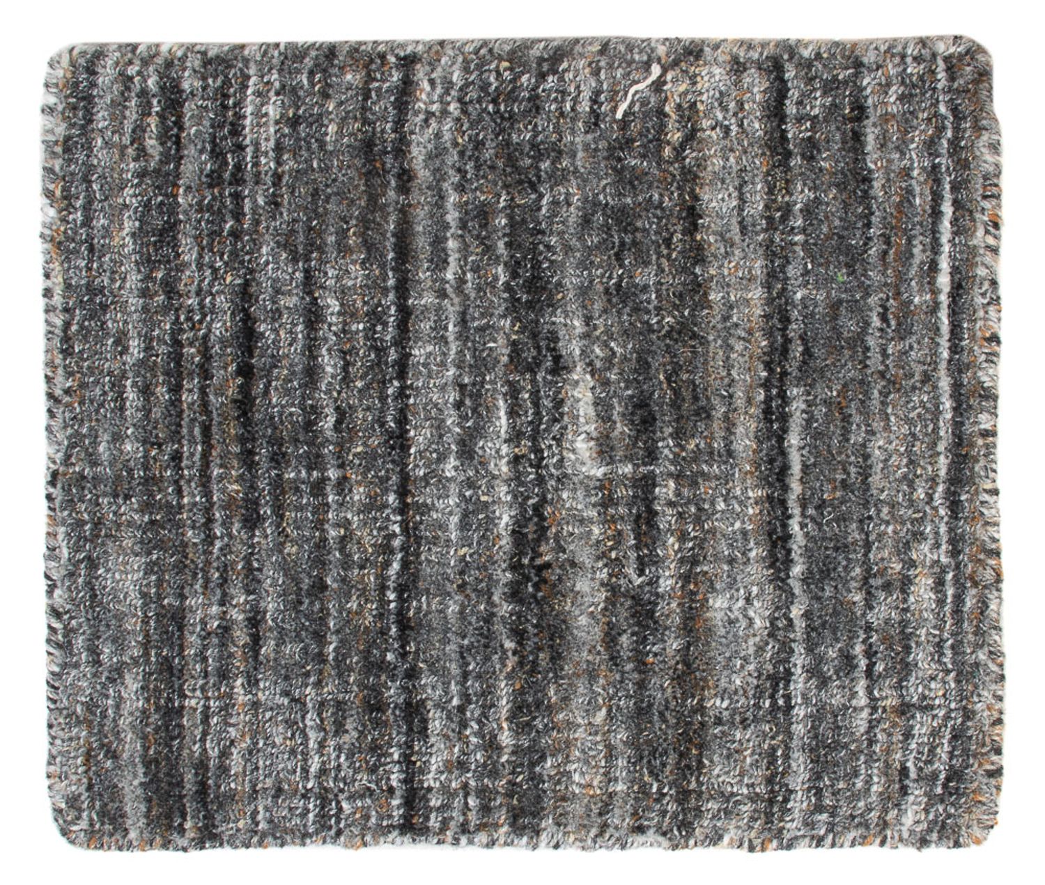 Uldtæppe firkantet  - 35 x 30 cm - mørkegrå