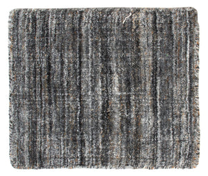 Uldtæppe firkantet  - 35 x 30 cm - mørkegrå