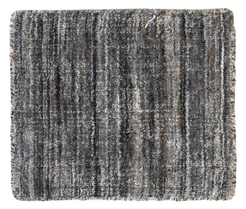 Uldtæppe firkantet  - 35 x 30 cm - mørkegrå