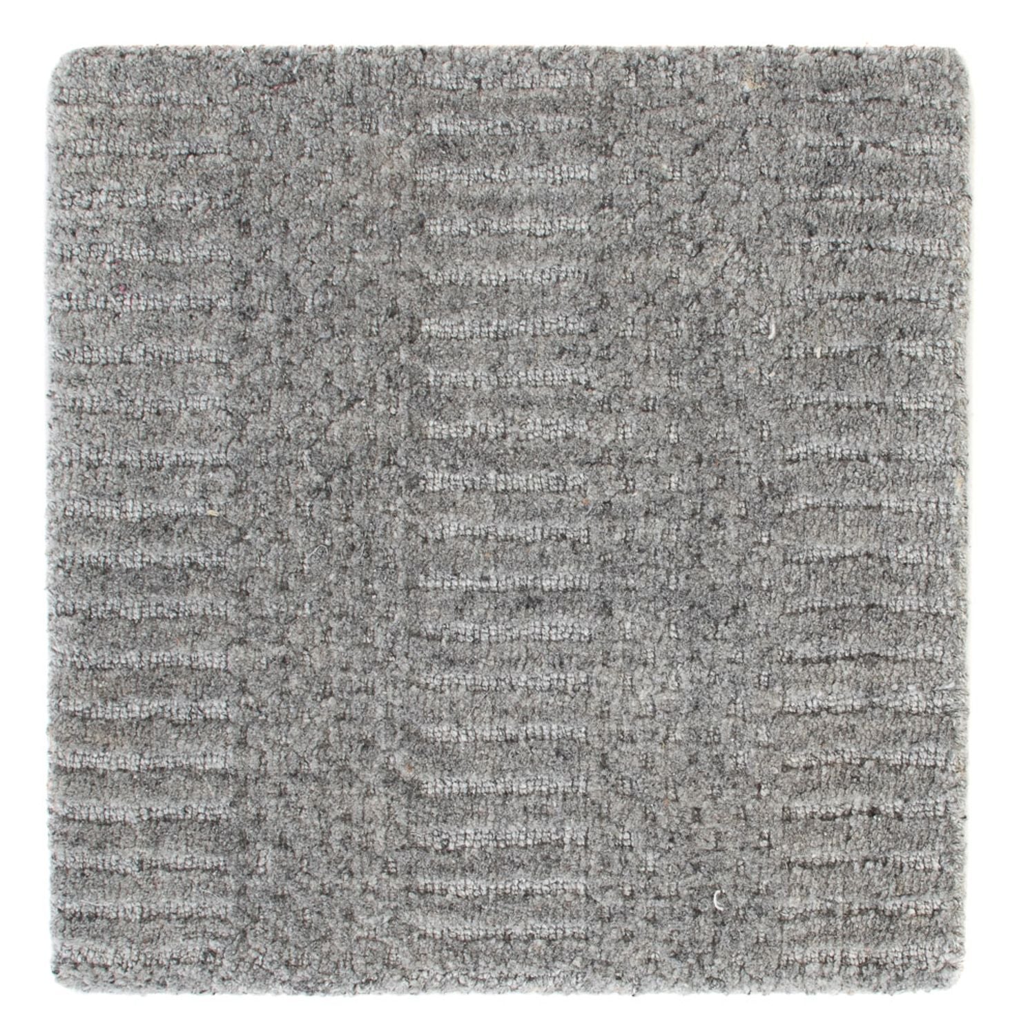 Uldtæppe firkantet  - 32 x 32 cm - mørkegrå