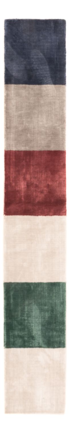 Viskose tæppe - 210 x 35 cm - flerfarvet