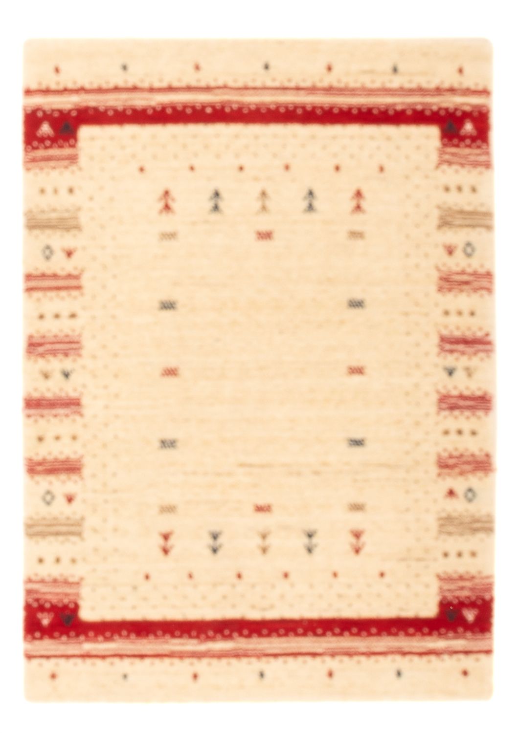 Gabbeh-tæppe - Loribaft Indus - 90 x 60 cm - flerfarvet