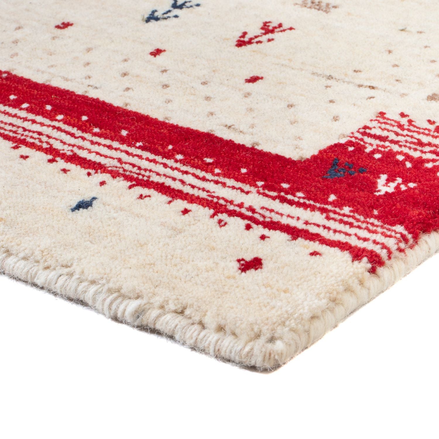 Gabbeh-tæppe - Loribaft Indus - 90 x 60 cm - flerfarvet