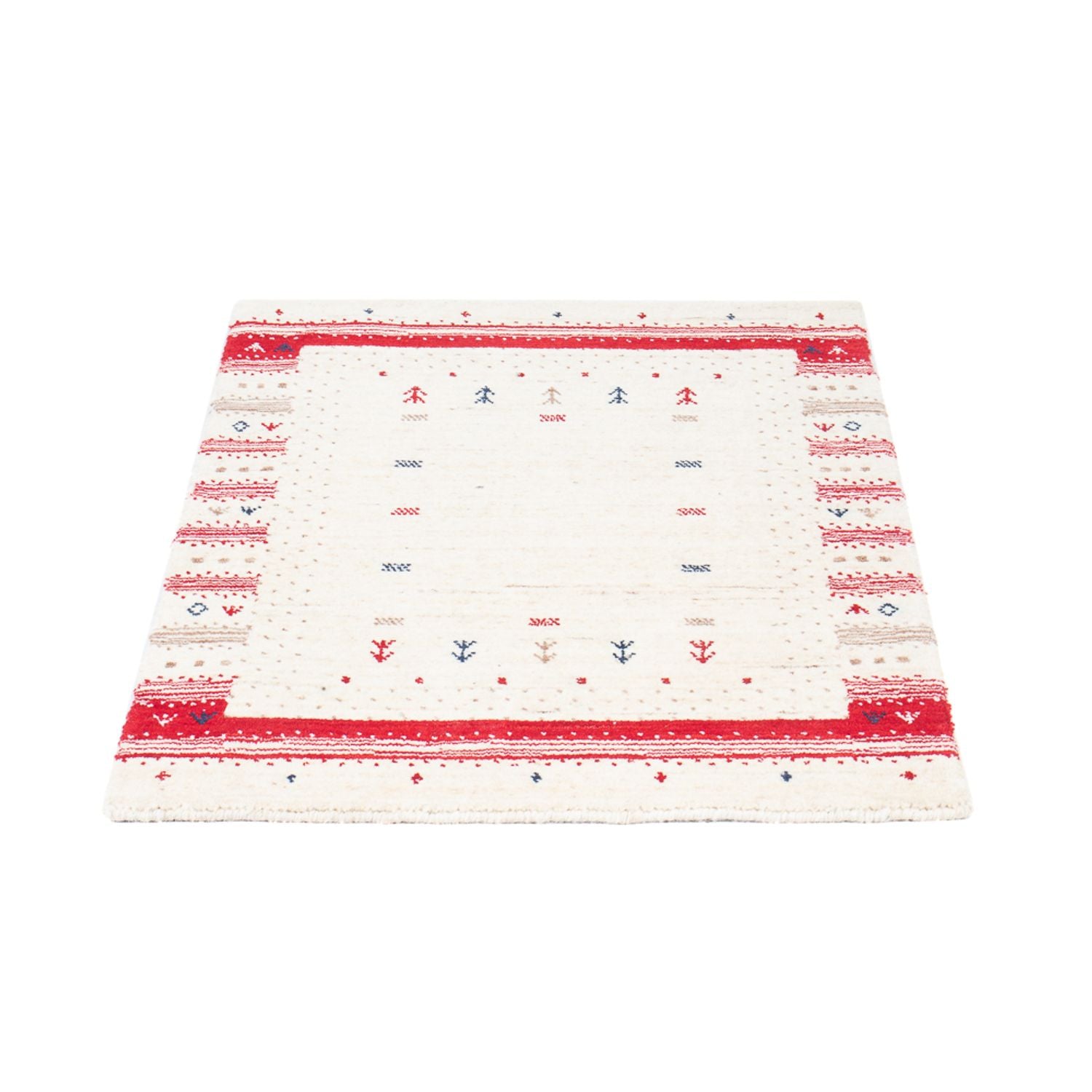 Gabbeh-tæppe - Loribaft Indus - 90 x 60 cm - flerfarvet