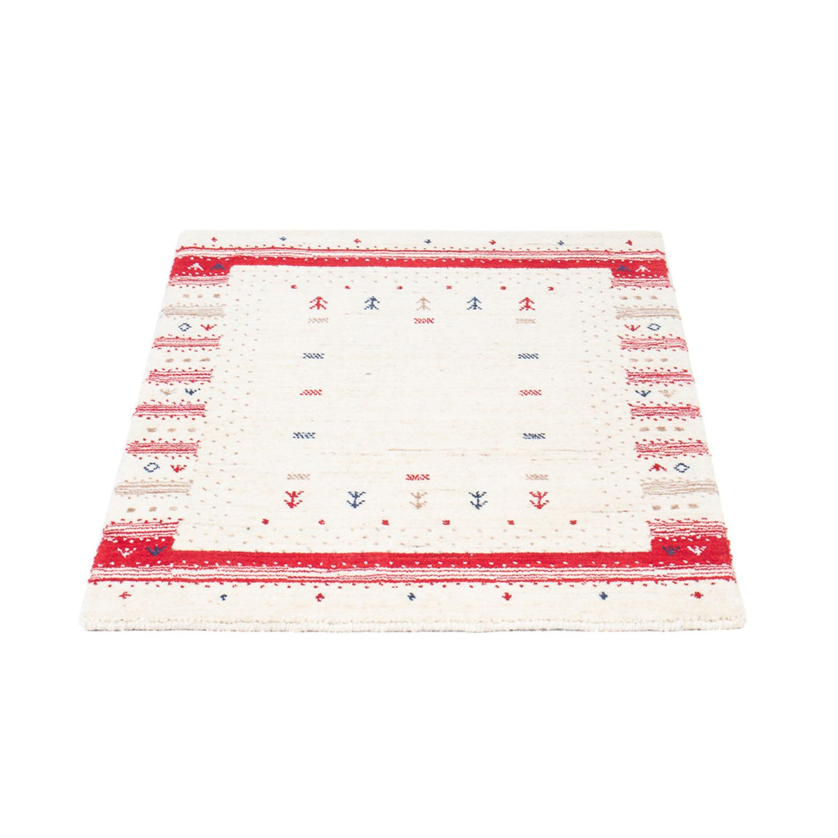 Gabbeh-tæppe - Loribaft Indus - 90 x 60 cm - flerfarvet