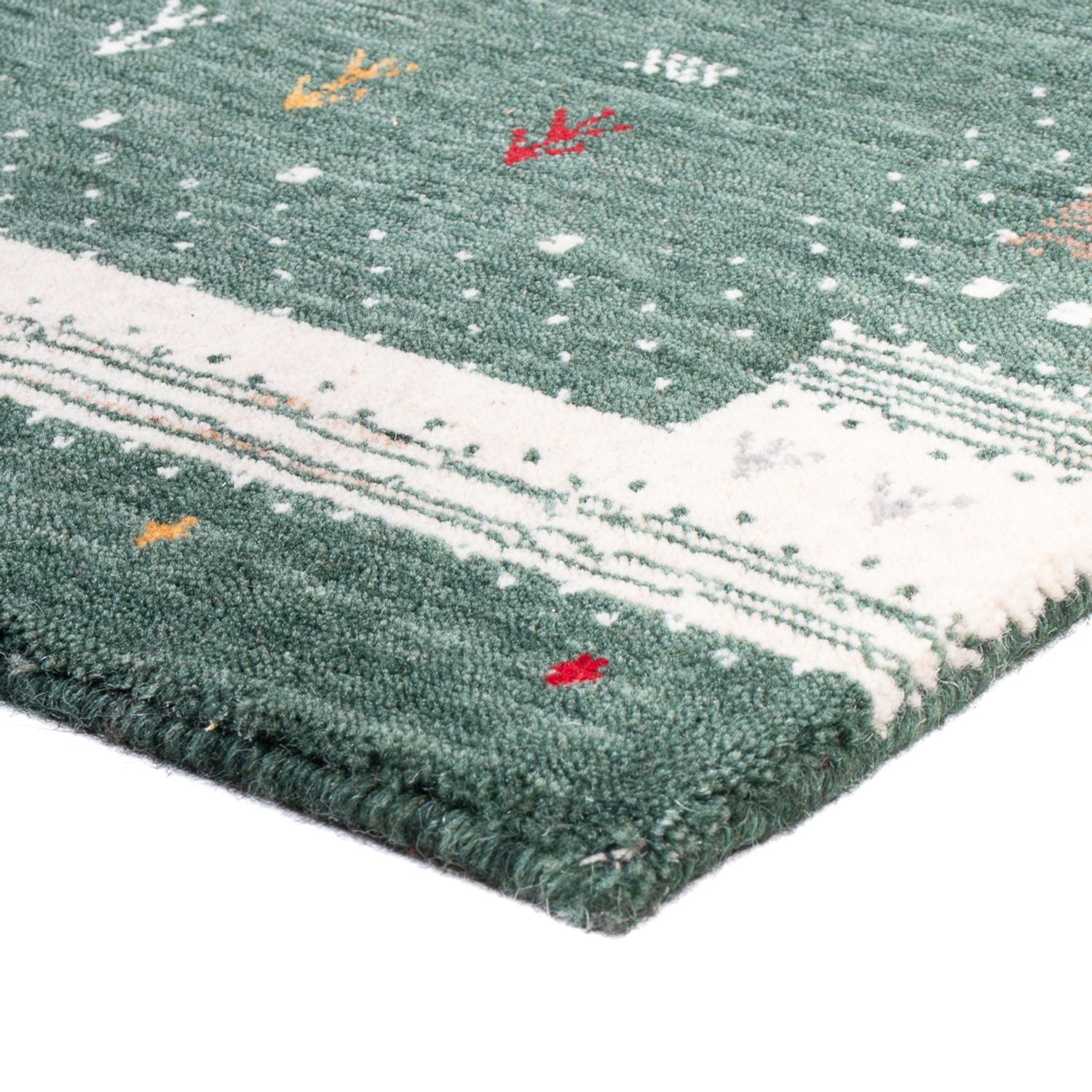 Gabbeh-tæppe - Loribaft Indus - 90 x 60 cm - flerfarvet