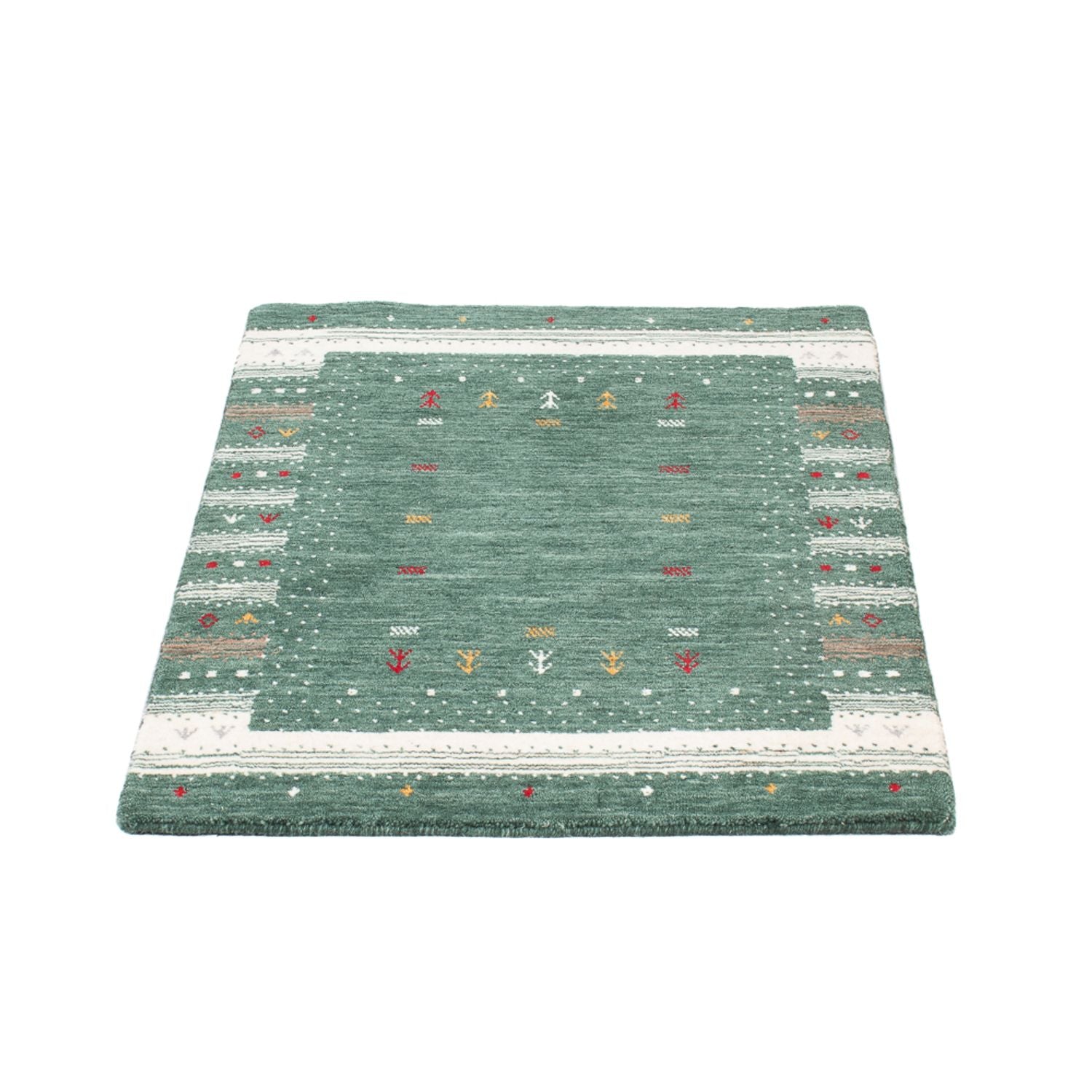 Gabbeh-tæppe - Loribaft Indus - 90 x 60 cm - flerfarvet