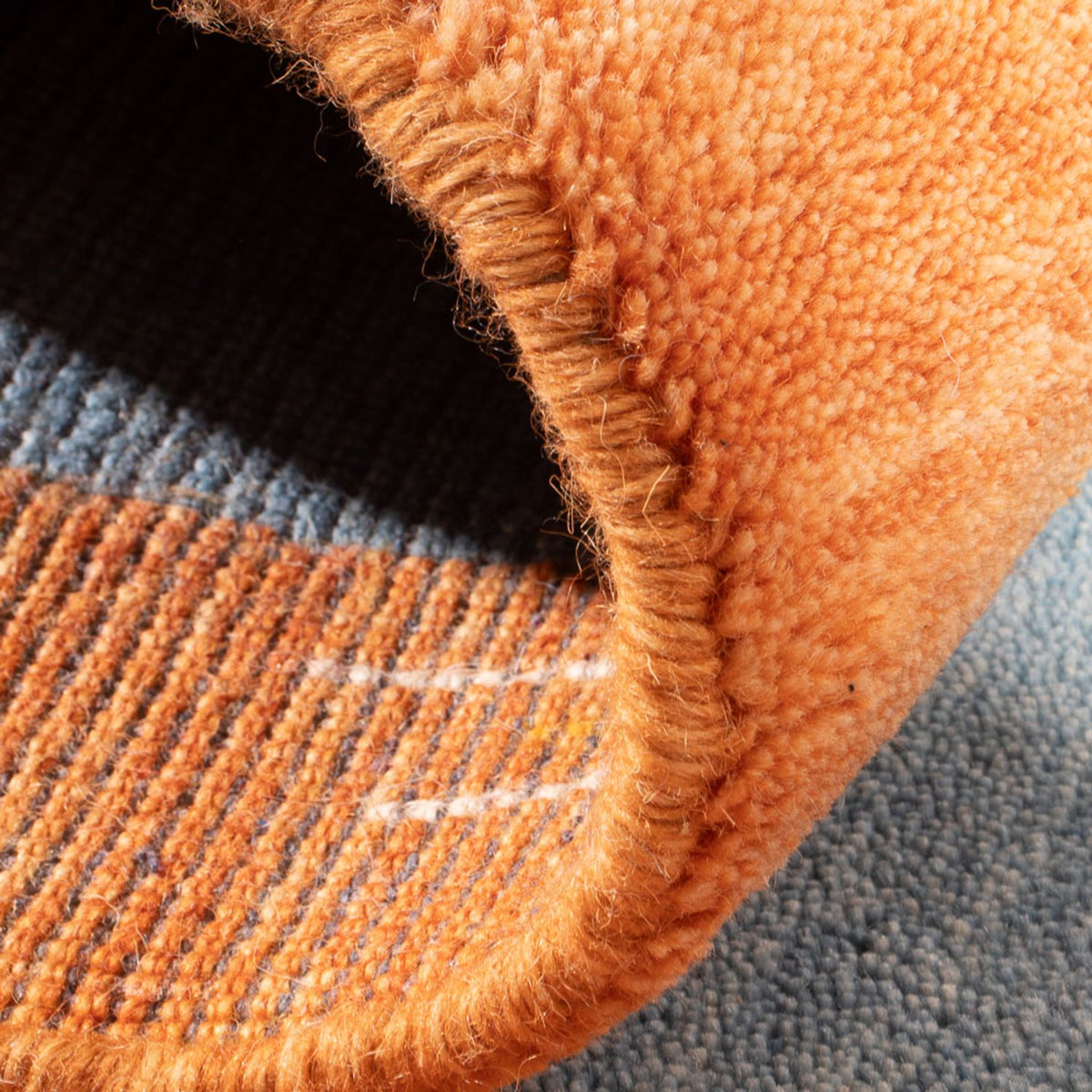 Gabbeh-tæppe - Indus - 140 x 70 cm - lyseblå