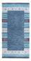 Gabbeh-tæppe - Indus - 140 x 70 cm - blå