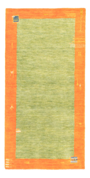 Gabbeh-tæppe - Indus - 140 x 70 cm - lysegrøn