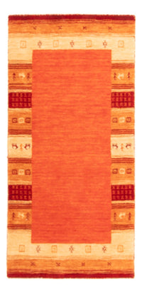 Gabbeh-tæppe - Indus - 145 x 70 cm - orange