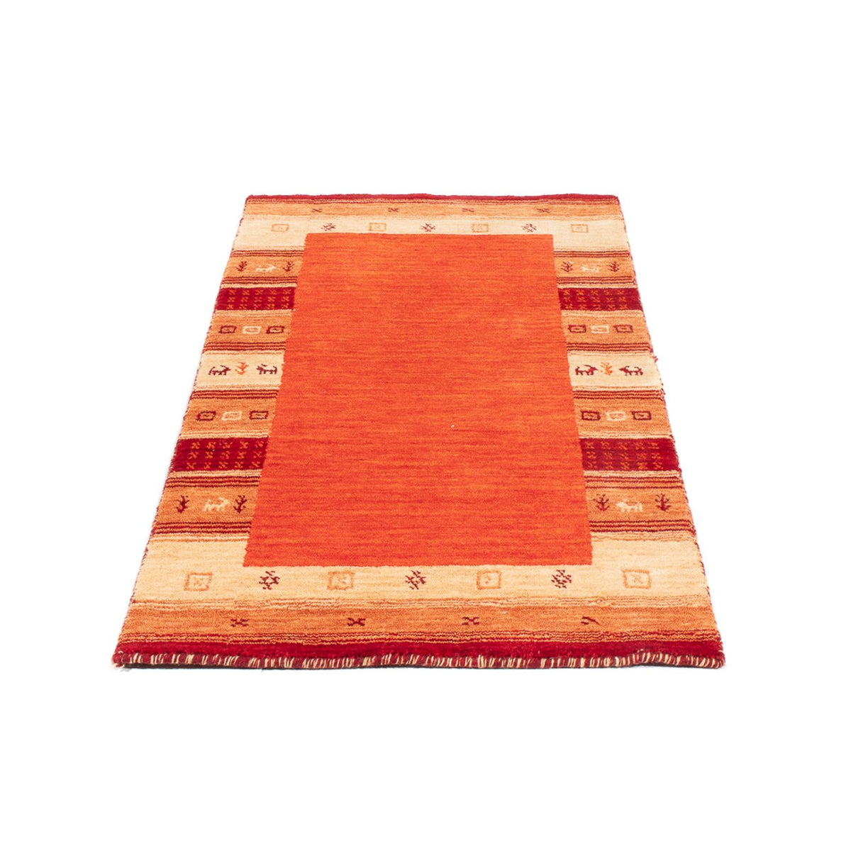 Gabbeh-tæppe - Indus - 145 x 70 cm - orange