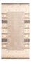 Gabbeh-tæppe - Indus - 145 x 70 cm - lysegrå