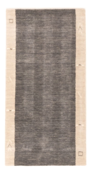 Gabbeh-tæppe - Indus - 140 x 70 cm - grå
