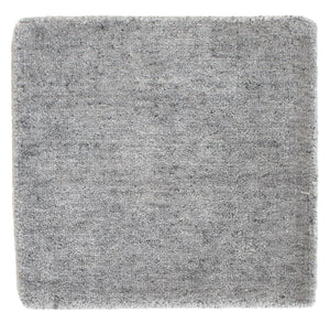 Uldtæppe firkantet  - 30 x 30 cm - grå