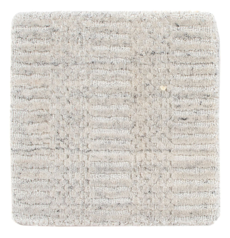 Uldtæppe firkantet  - 30 x 30 cm - lysegrå