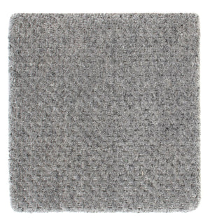 Uldtæppe firkantet  - 30 x 30 cm - grå