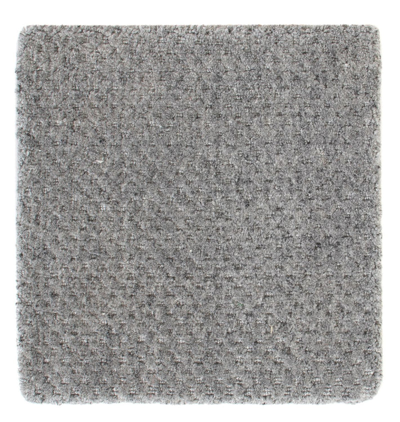 Uldtæppe firkantet  - 30 x 30 cm - grå