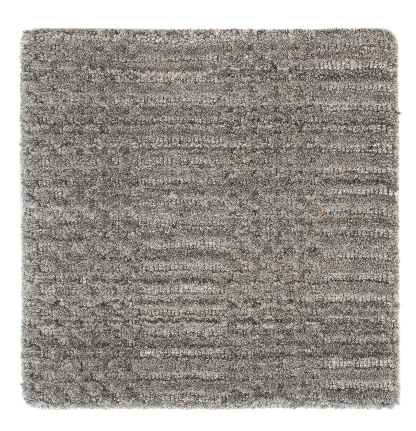 Uldtæppe firkantet  - 30 x 30 cm - grå