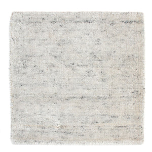 Uldtæppe firkantet  - 30 x 30 cm - lysegrå