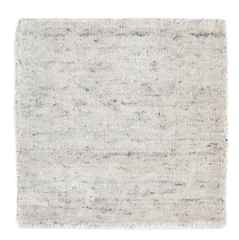 Uldtæppe firkantet  - 30 x 30 cm - lysegrå