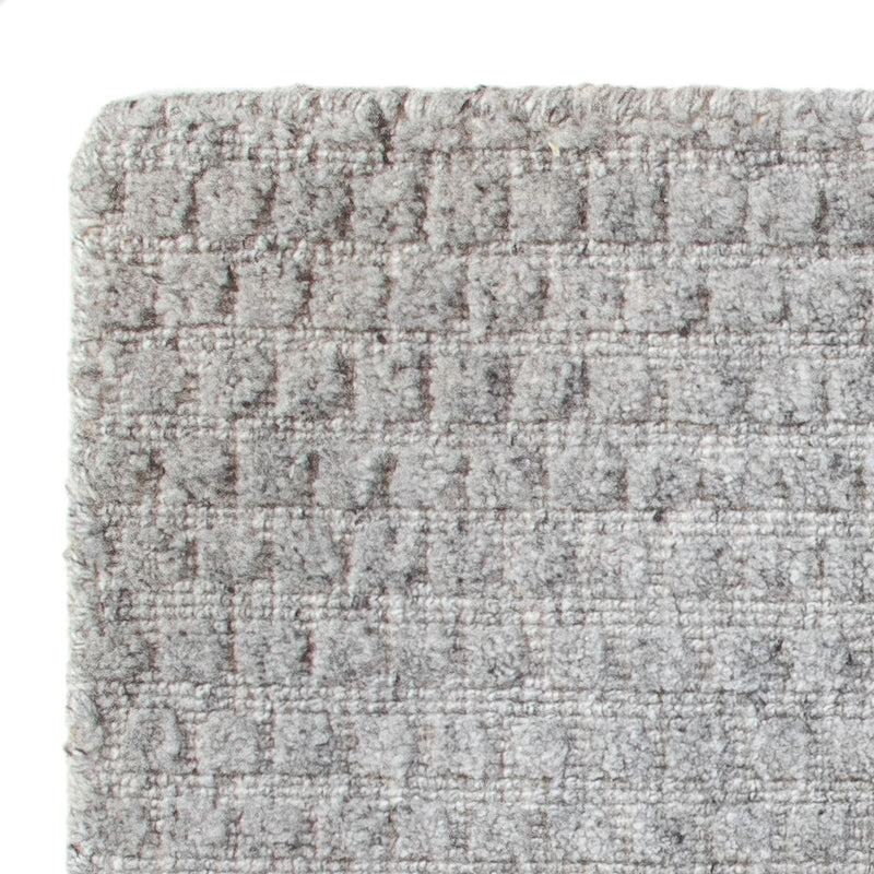 Uldtæppe firkantet  - 34 x 32 cm - grå