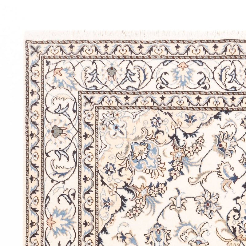 Orientalsk tæppe - Nain - Indus - 232 x 157 cm - creme