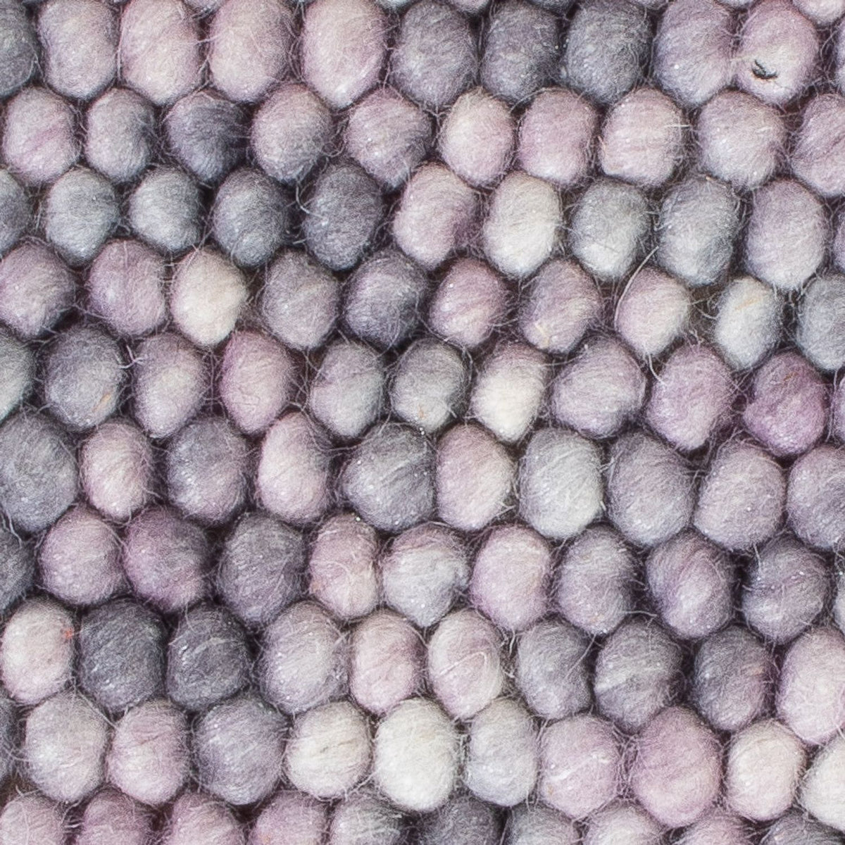 Uldtæppe firkantet  - 32 x 32 cm - flerfarvet