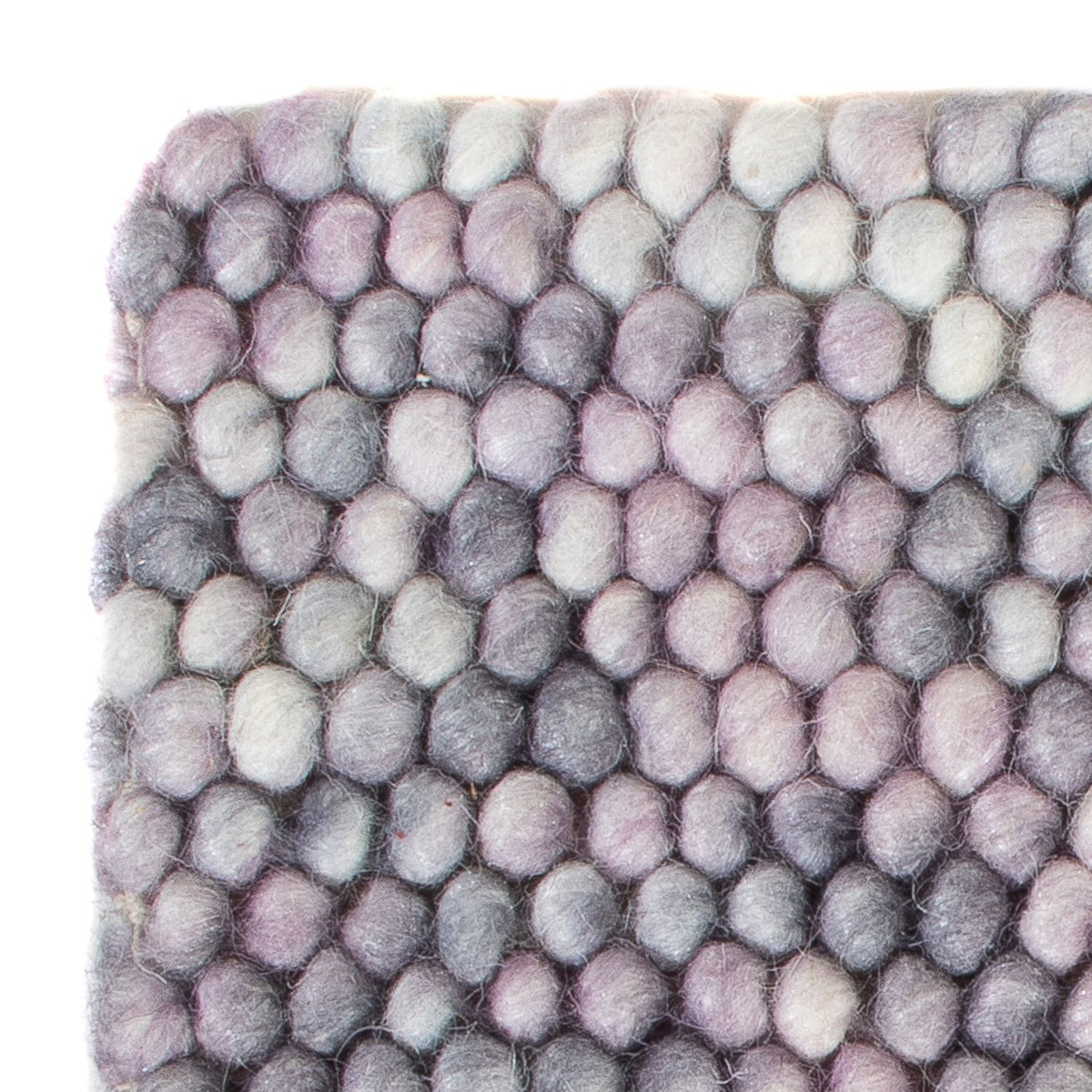 Uldtæppe firkantet  - 32 x 32 cm - flerfarvet