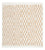 Uldtæppe firkantet  - 35 x 32 cm - beige